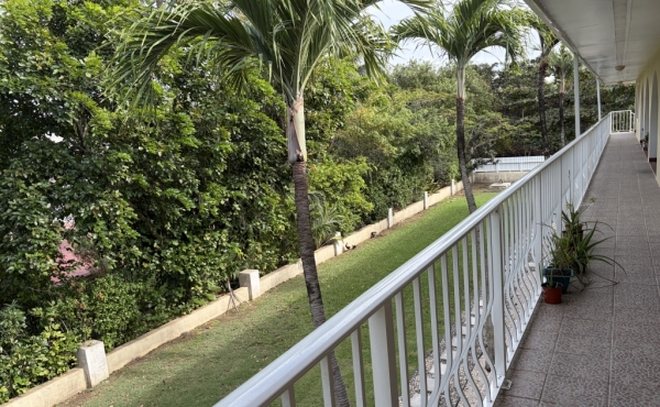Garden facing balcony